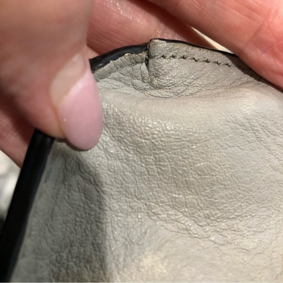 Kate Spade Saturday Handbag "The A Satchel" Detachable Straps Light Gray W OS - Picture 14 of 16